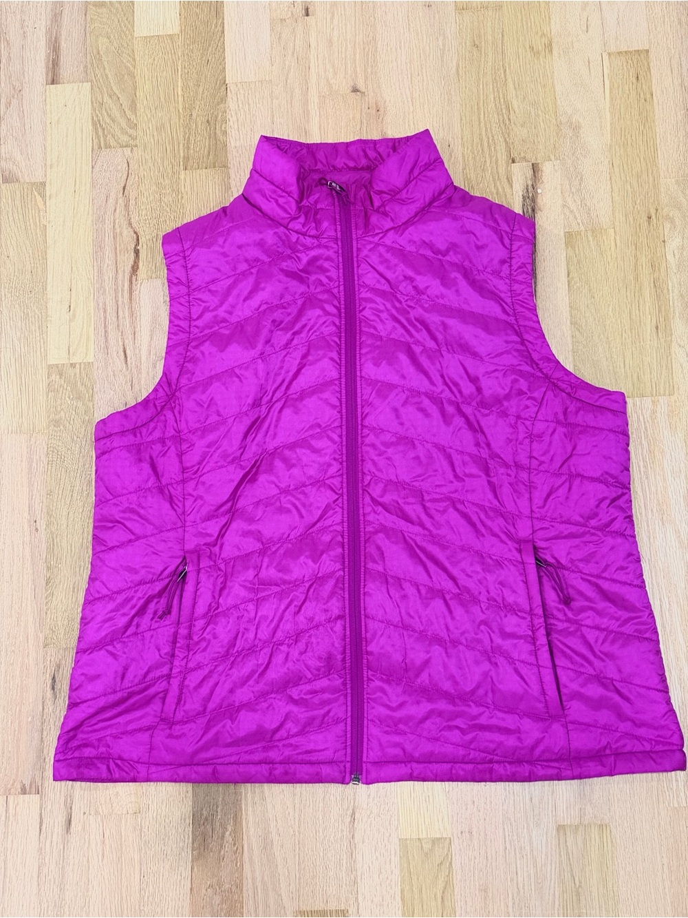 Columbia Omni-Heat Purple Quilted Puffer Vest Women’s 2X